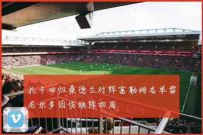 扎卡回归桑德兰对阵富勒姆名单雷尼尔多因伤缺阵四周